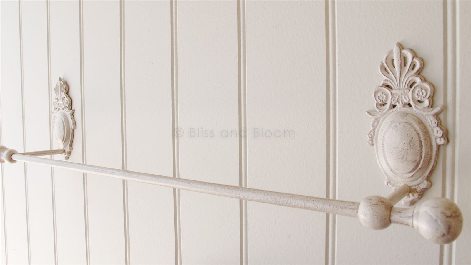 French style towel rail Bliss and Bloom